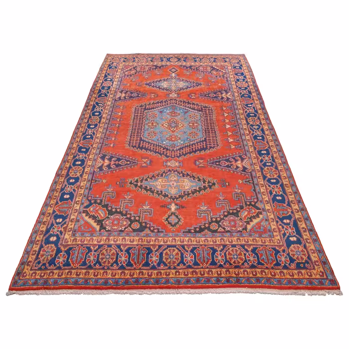 فرش قدیمی دستباف نه متری سی پرشیا کد 705065