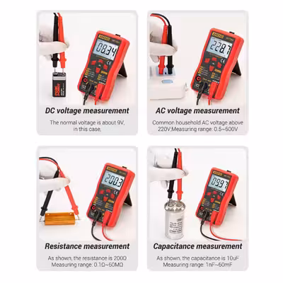 مینی مولتی متر دیجیتال ANENG مدل M118A 