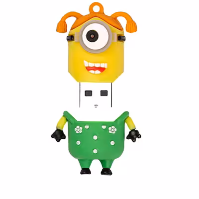 فلش مموری دایا دیتا طرح مینیون ملورین مدل PC1005 ظرفیت 128 گیگابایت