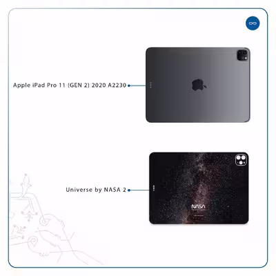 برچسب پوششی ماهوت مدل Universe-by-NASA-2 مناسب برای تبلت اپل iPad Pro 11 (GEN 2) 2020 A2230