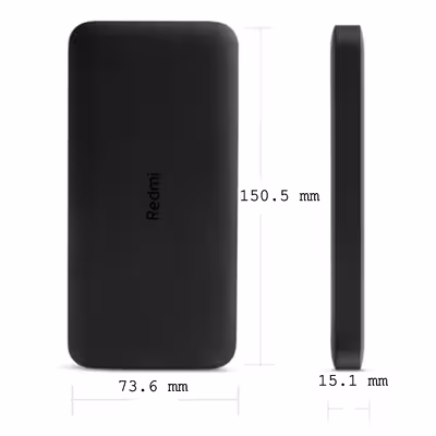 پاوربانک شیائومی مدل Redmi PB100LZM ظرفیت 10000 میلی آمپر ساعت
