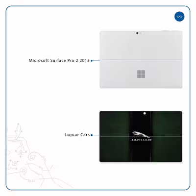 برچسب پوششی ماهوت مدل Jaguar Cars مناسب برای تبلت مایکروسافت Surface Pro 2 2013