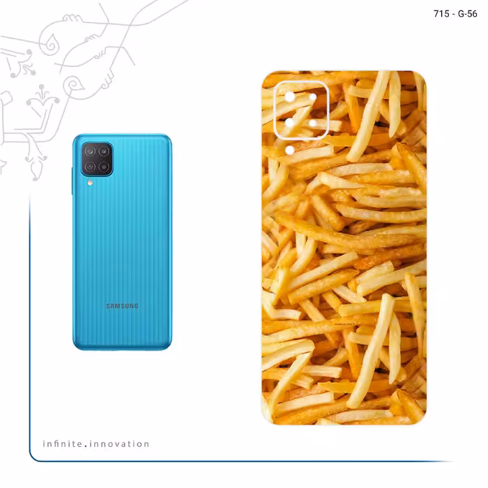 برچسب پوششی ماهوت مدل French fries مناسب برای گوشی موبایل سامسونگ Galaxy M12