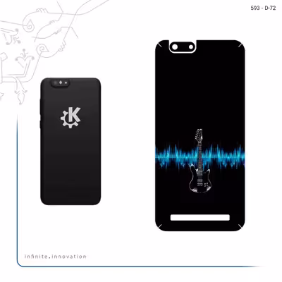 برچسب پوششی ماهوت مدل Electric Guitar مناسب برای گوشی موبایل پاین فون Kde Community Edition