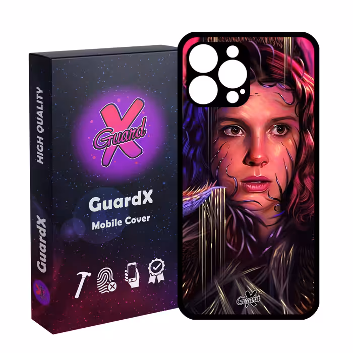 کاور گارد ایکس طرح Stranger Things مدل Glass10462 مناسب برای گوشی موبایل اپل iPhone 13 Pro Max