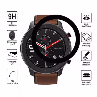 محافظ صفحه نمایش گودزیلا مدل G-PMMA مناسب برای ساعت هوشمند امیزفیت GTR 47 mm