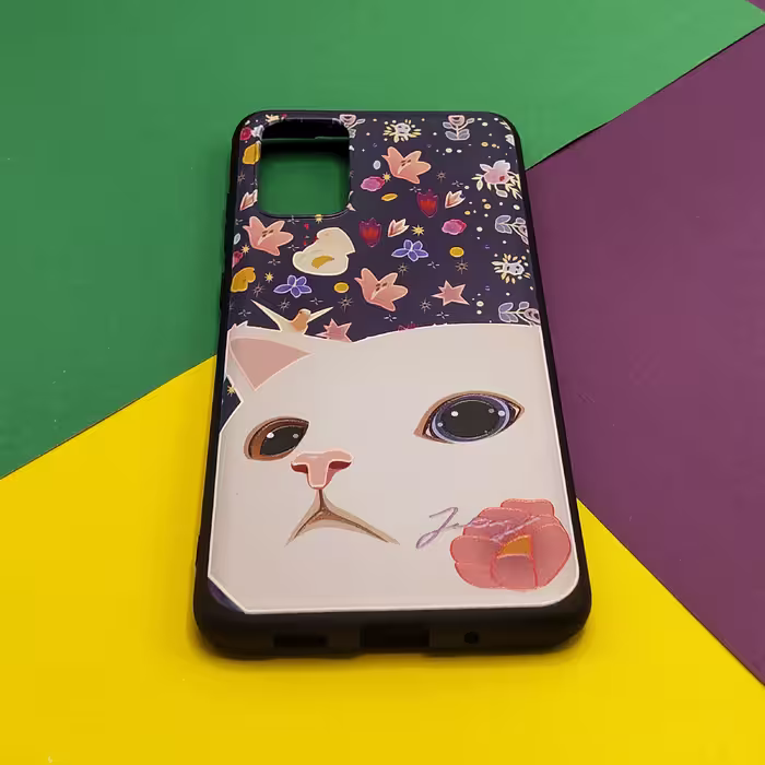 کاور مدل گربه کد 03 مناسب برای گوشی موبایل سامسونگ Galaxy S20