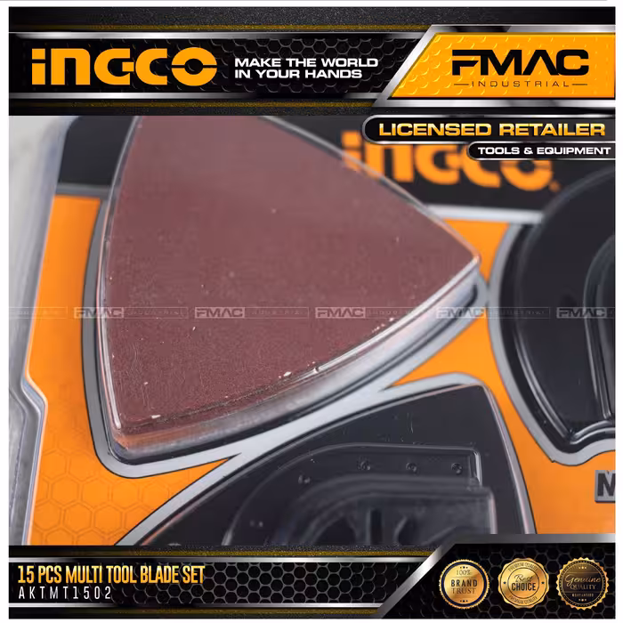لوازم جانبی ابزار همه کاره اینکو مدل AKTMT1502-15-pcs/set مجموعه 15 عددی 