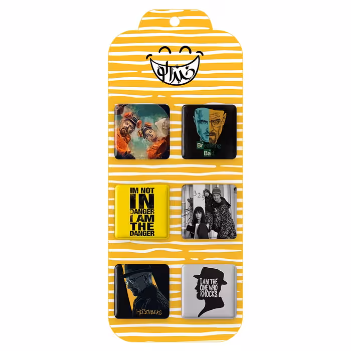 پیکسل خندالو مدل سریال Breaking Bad کد 186B مجموعه 6 عددی