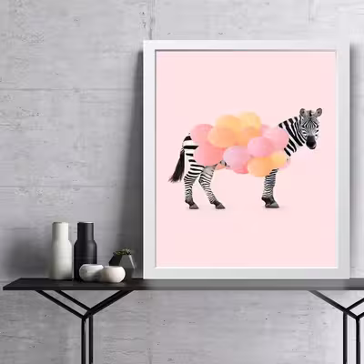 تابلو مدل دکوراتیو funny Zebra کد G5-08