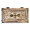 ست جعبه دستمال کاغذی و جعبه کارد و چنگال خاتم کاری مدل پرسیم اعلی کد HQlight