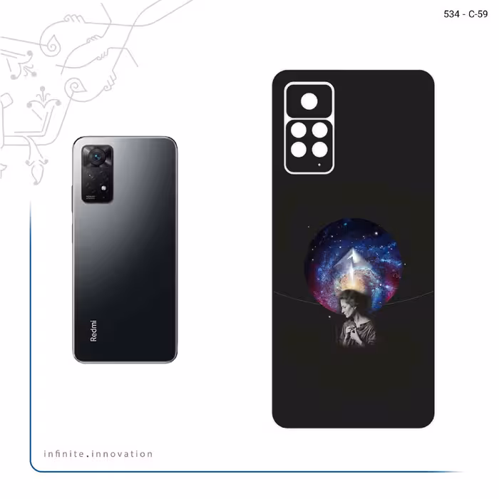 برچسب پوششی ماهوت مدل Collage of surreal Portrait of Women 3 مناسب برای گوشی موبایل شیائومی Redmi Note 11 Pro 5G