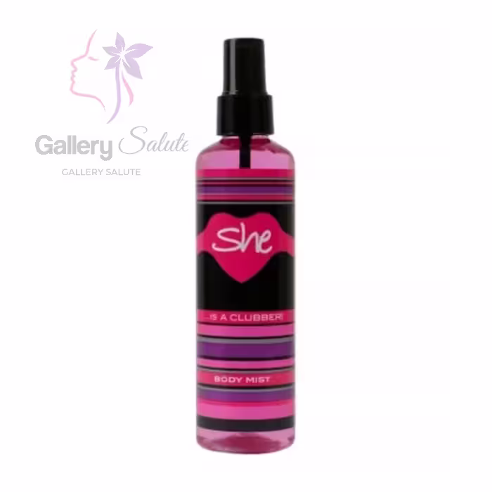 بادی میست کلابر شی بادی اسپلش حجم 220 میل SHE IS A CLUBBER BODY MIST
