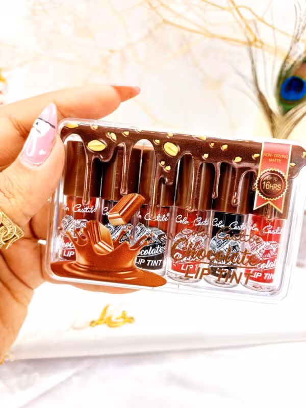 پک تینت لب 6 عددی شکلاتی LIP TINT کد 41497