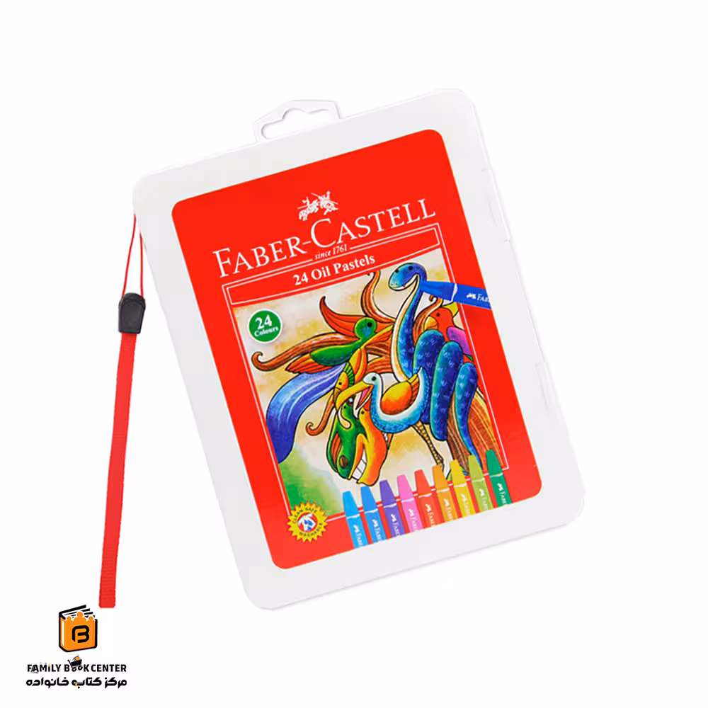 پاستل روغنی 24 رنگ فابرکاستل (FABER CASTELL)