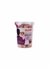 تشويقي بيسکوويت دودوتي (Dudotti) سگ با طعم لبو 150 گرمي