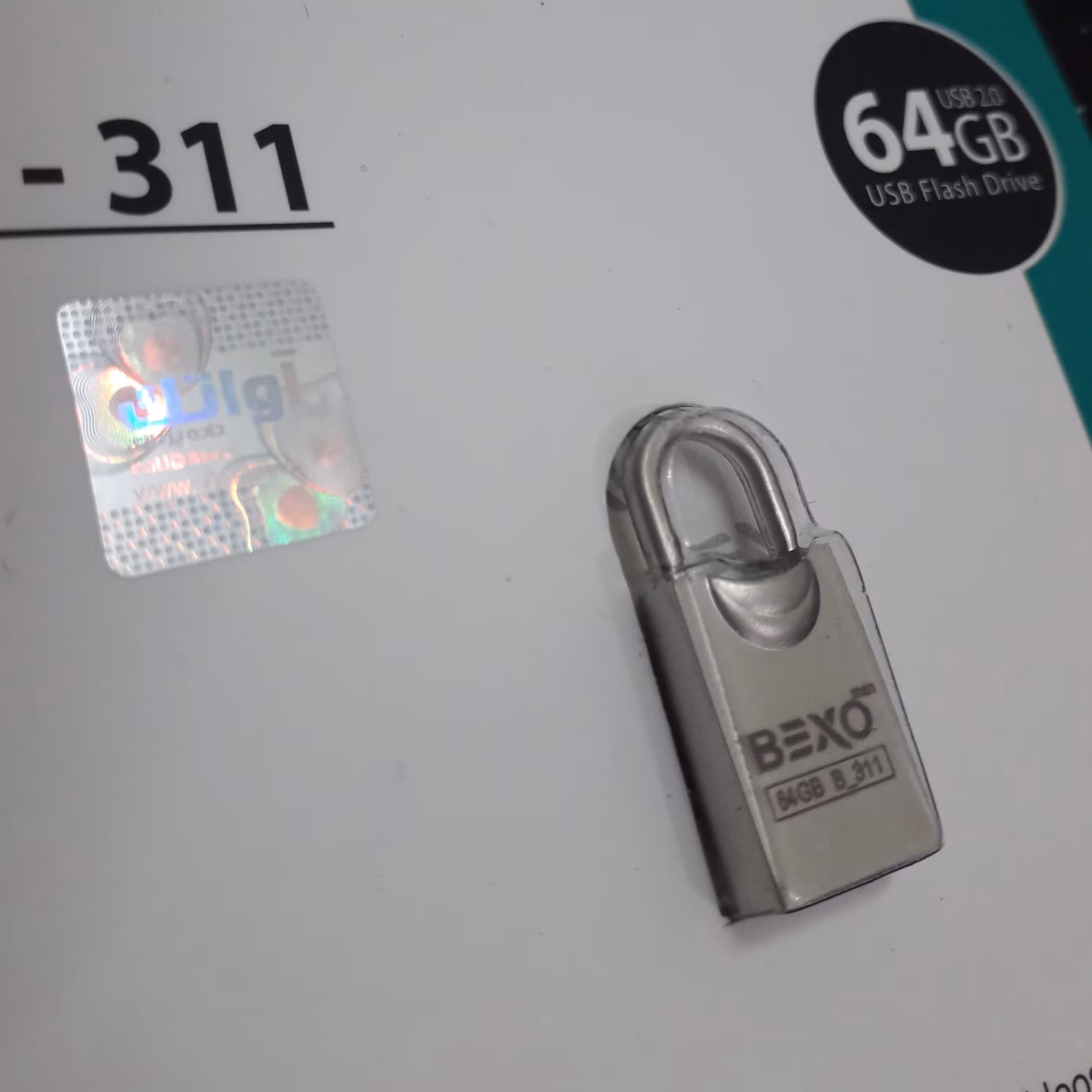 فلش 64 گیگ بکسو مدل قفل