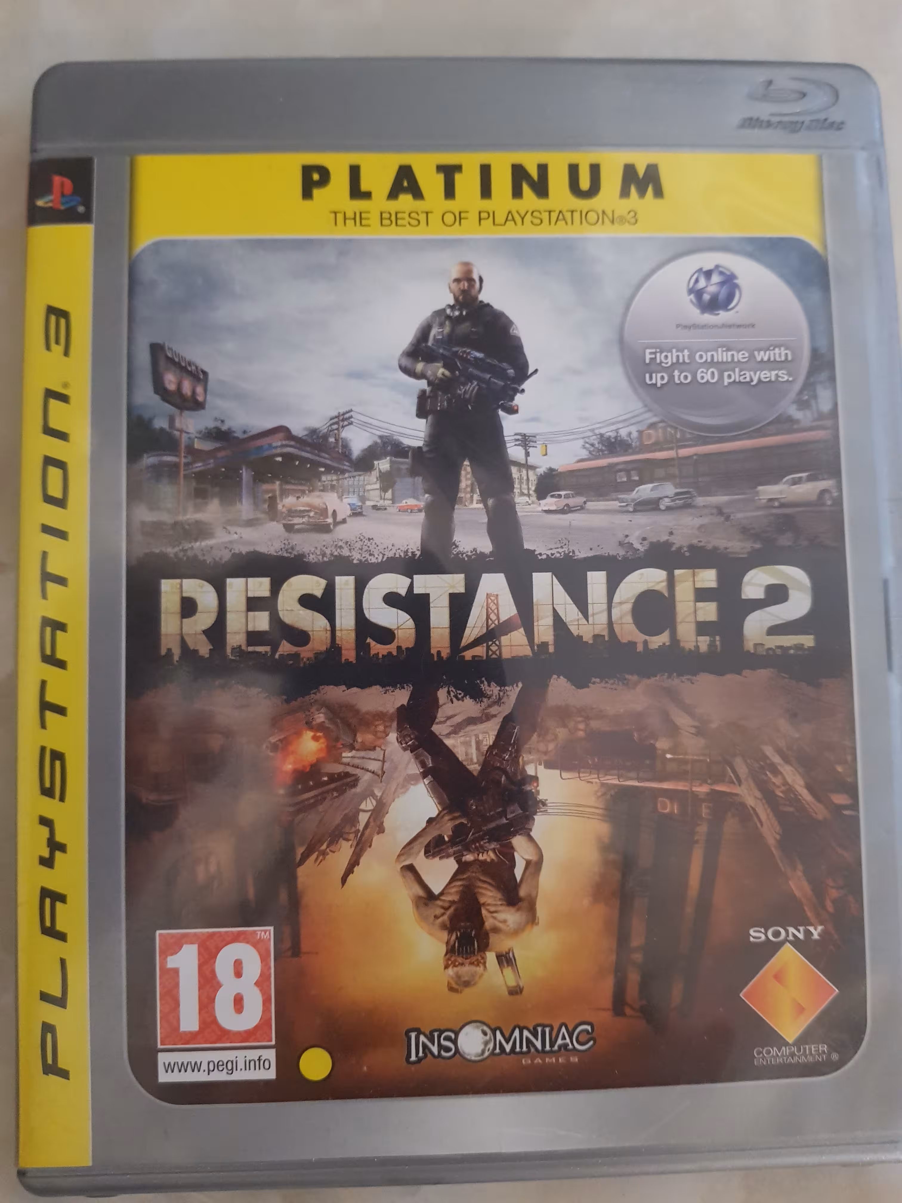 دیسک بازی اصلی ps3 Resistance2 اورجینال با دفترچه کلکسیونی کمیاب
