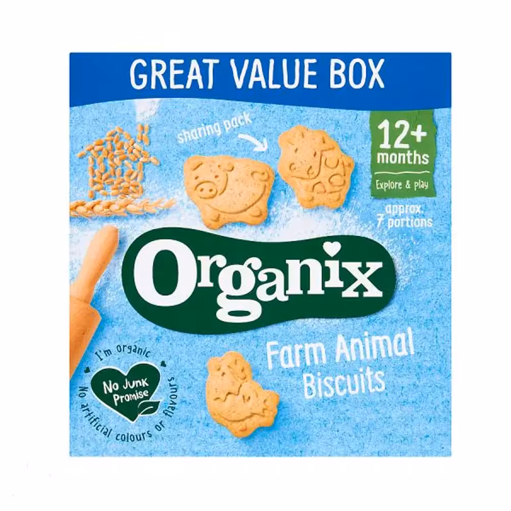 بیسکوئیت حیوانات ارگانیک Organix