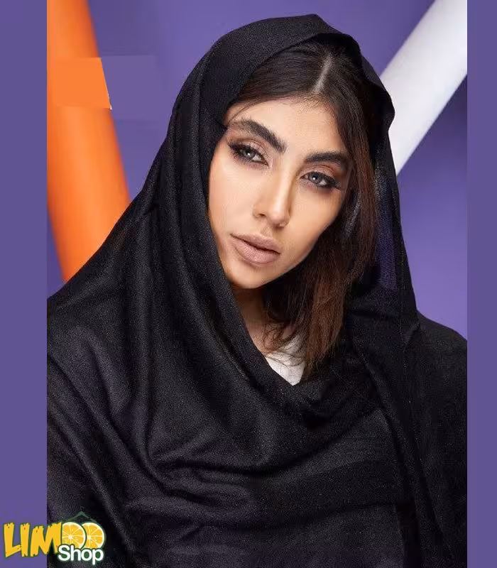 روسری لمه مشکی