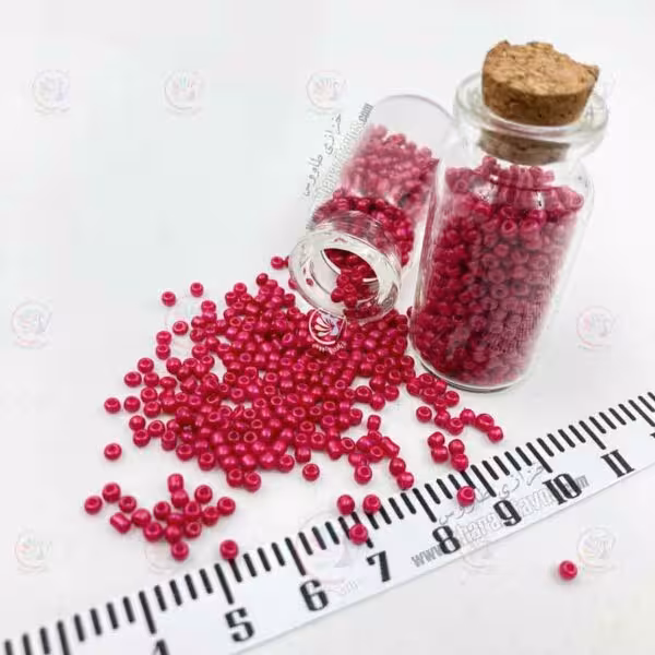 منجوق ریز بسته 40 گرمی ( سرخابی مات )