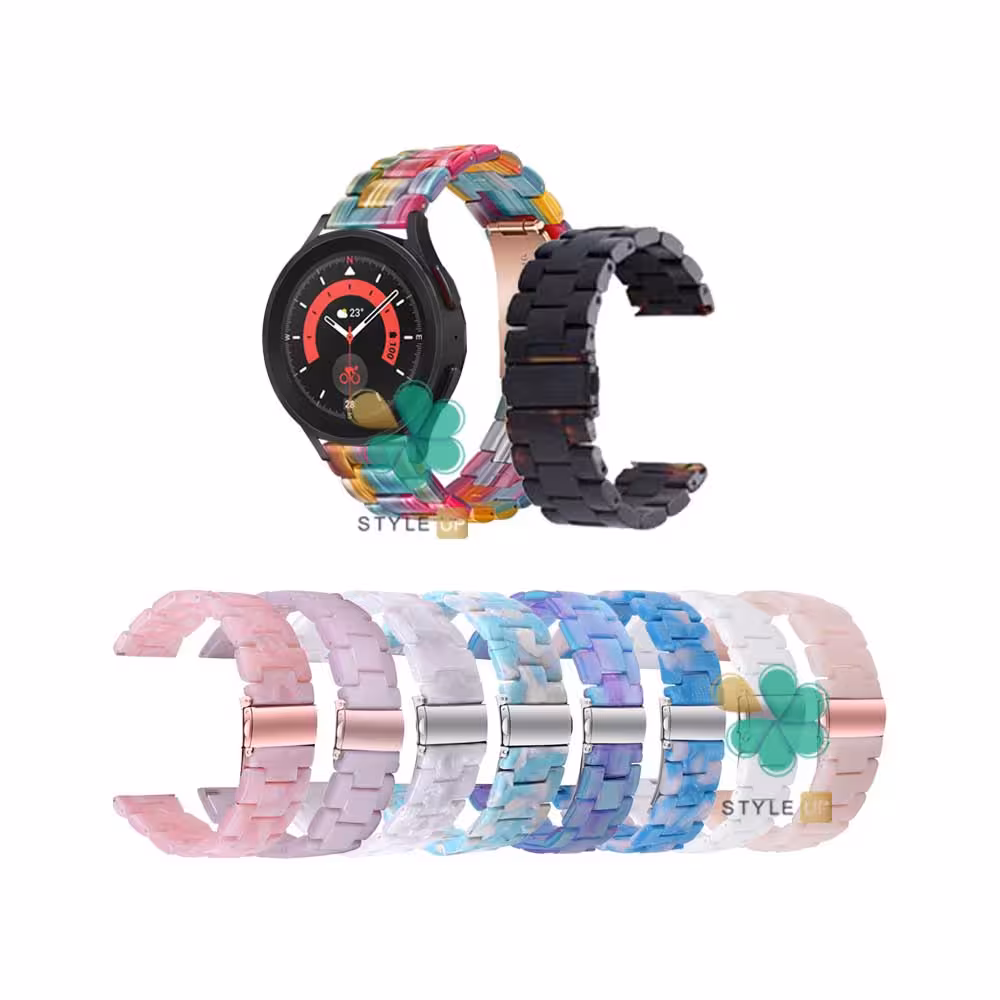 بند ساعت رزینی مناسب سامسونگ Galaxy Watch 5 Pro