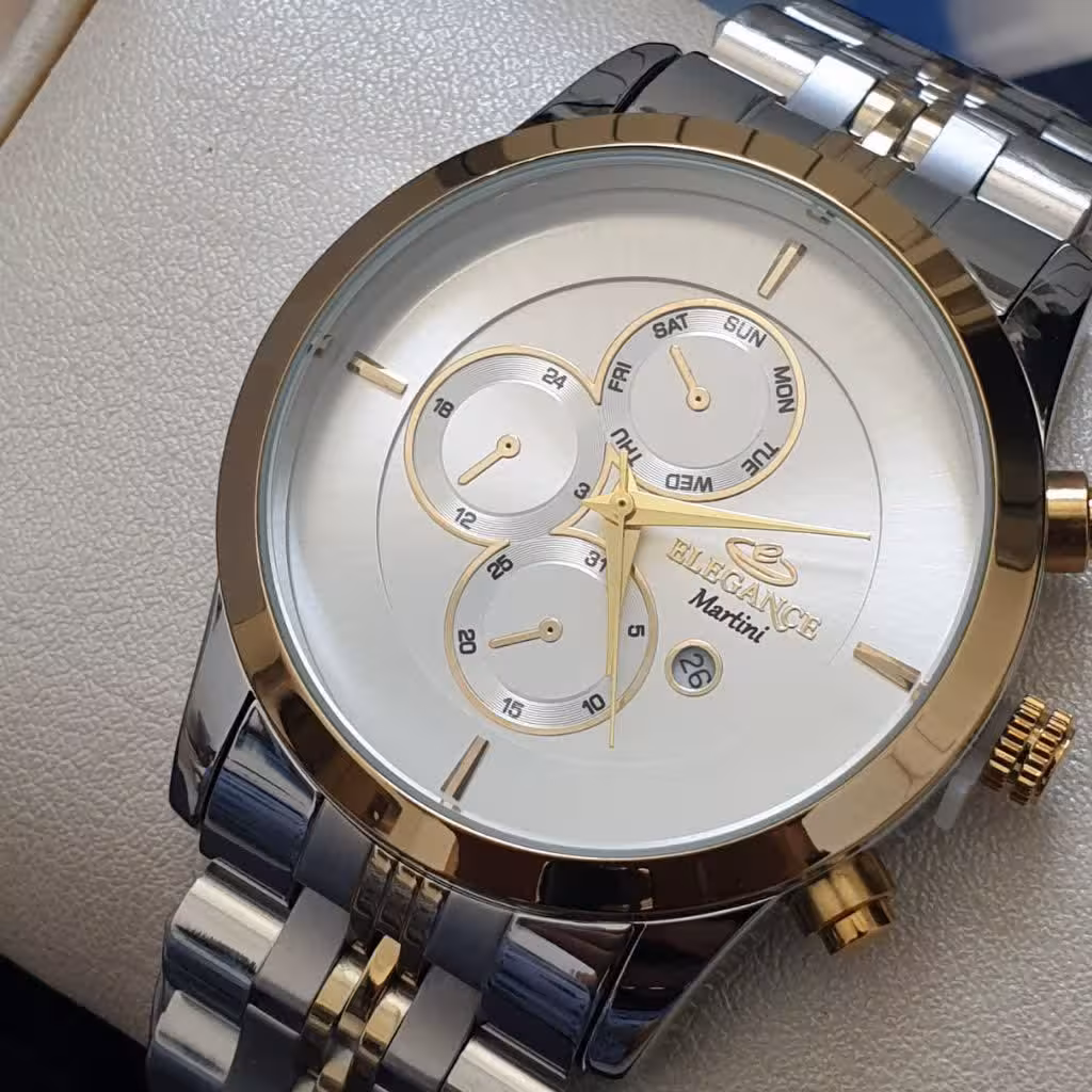 ساعت مچی مردانه الگانس بند استیل elegance 