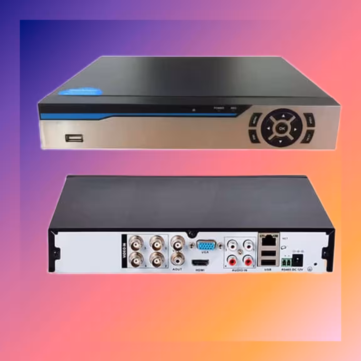 دستگاه 4 کانال 5 مگاپیکسل DVR ضبط کننده تصویر