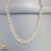 گردنبند نقره مردانه کارتیه دوبل مدل NSM N26
