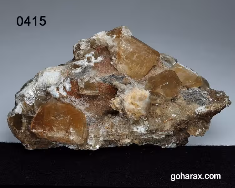 سنگ زینتی فلوریت با همرشدی کوارتز