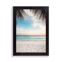 تابلو منظره طرح ساحل کد PF-22075