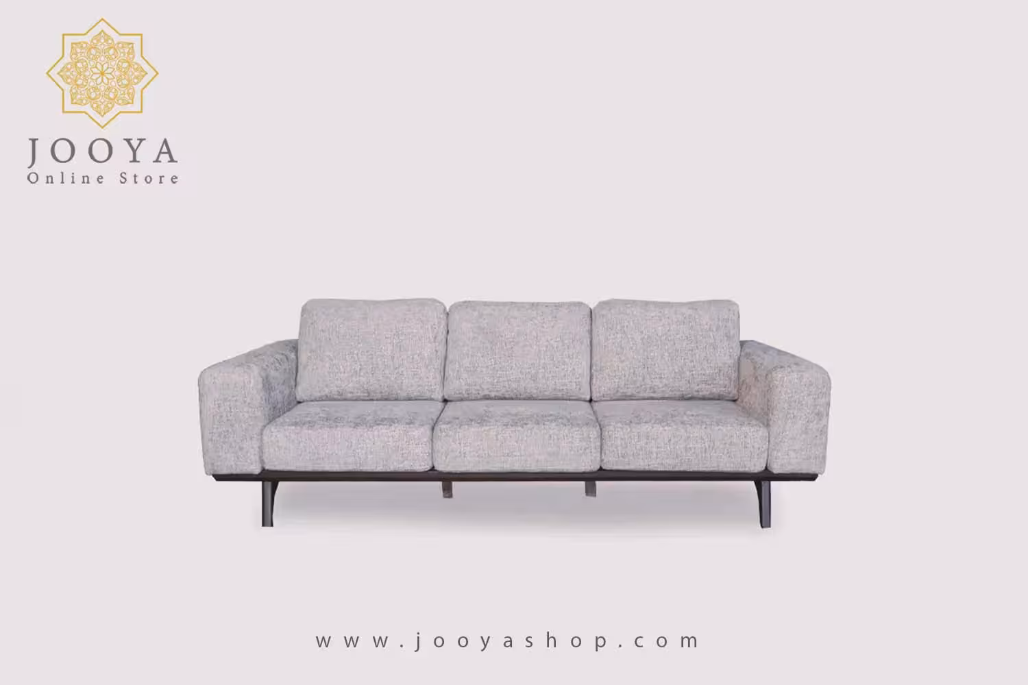 مبل راحتی سه نفره اورلاندو گونی بافت