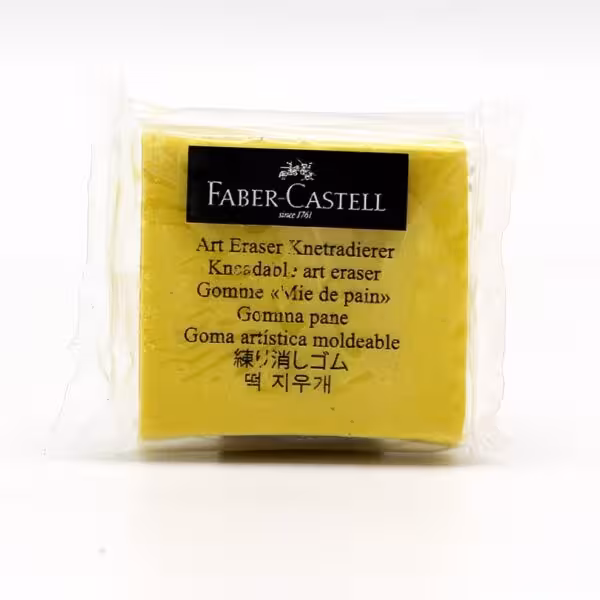 پاک کن خمیری فابرکاستل رنگ زرد