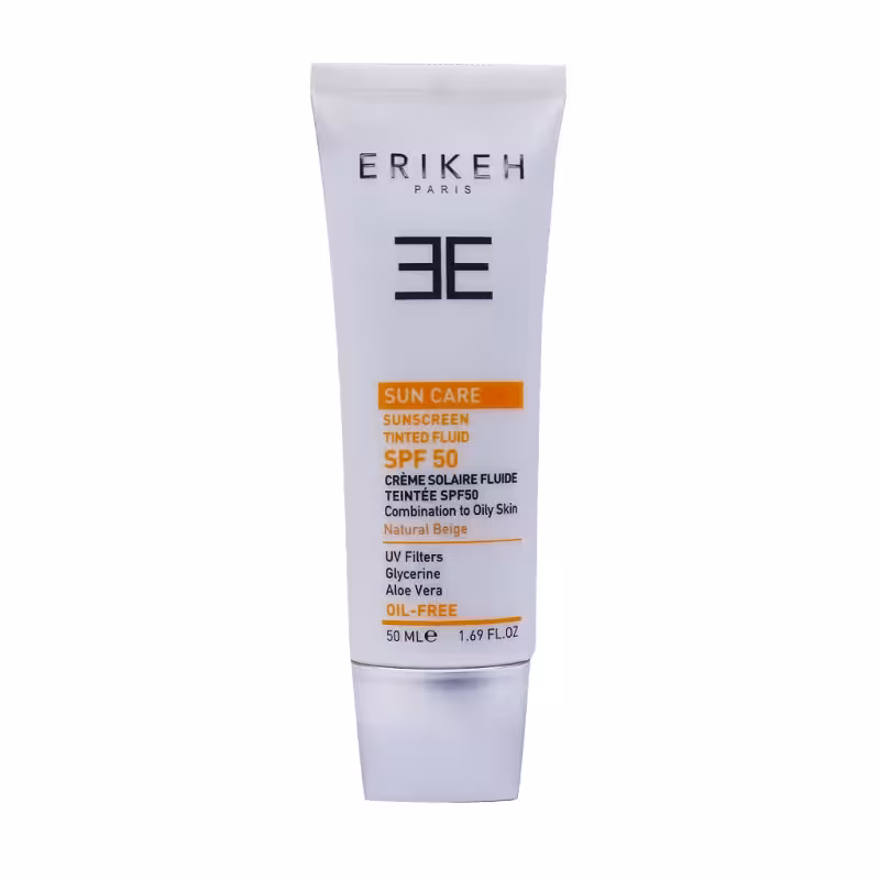 فلوئید ضد آفتاب و ضد جوش SPF50 اریکه 50 میلی لیتر | Erikeh Spf50 Sunscreen Anti Acne Fluid