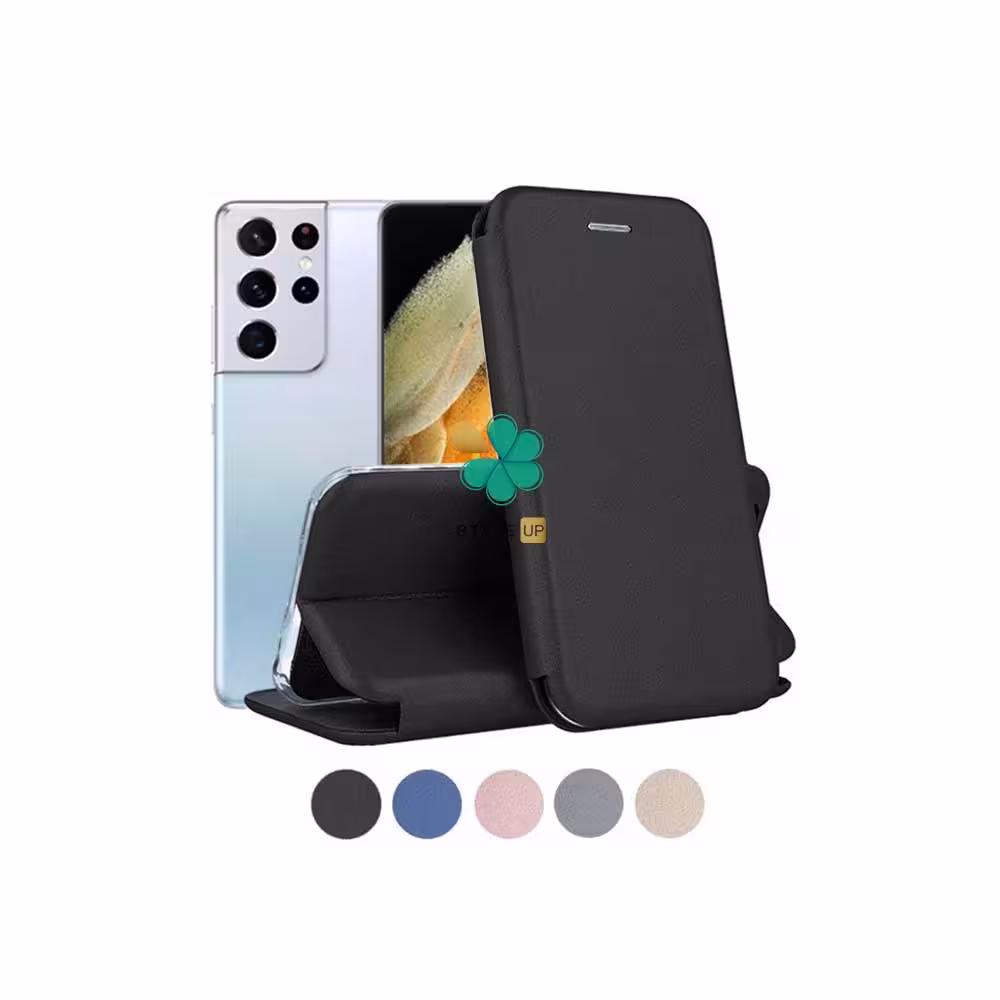 کیف کلاسوری چرمی گوشی سامسونگ Samsung Galaxy S21 Ultra