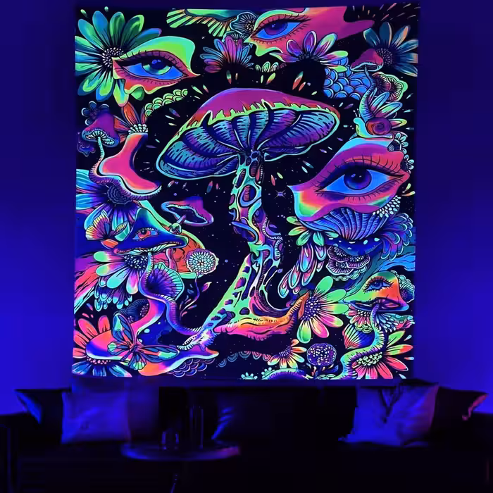 پوستر پارچه ای فیانی مدل بک دراپ بلک لایت کد F110