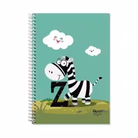 دفتر زبان دو خط 40 برگ سیمی فانتزی الیپون طرح 8