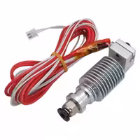 Hotend پرینتر سه بعدی E3D V6 دارای رابط پنوماتیک با نازل 0.4mm