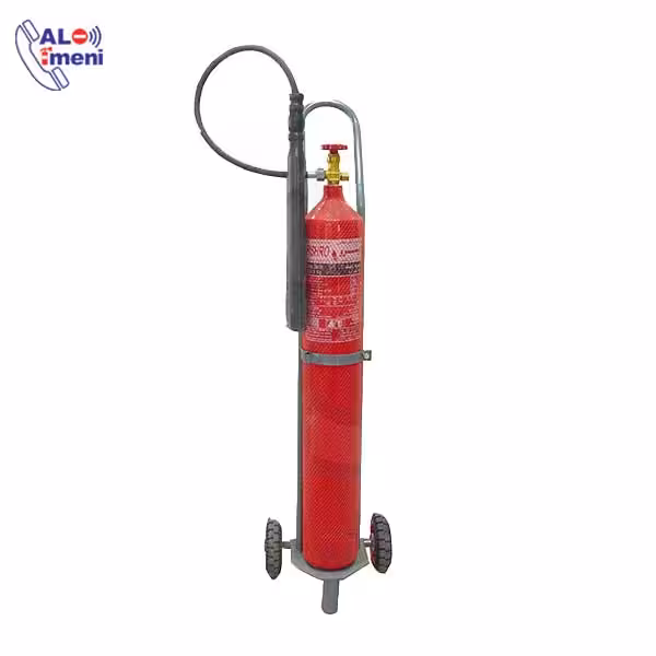 کپسول 9 کیلویی co2 چرخدار پیشرو