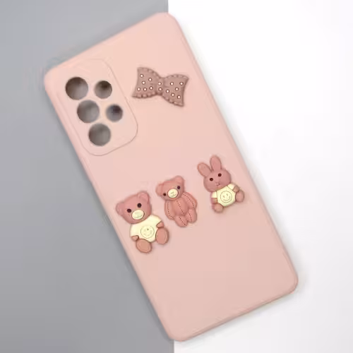 قاب سامسونگ A53 5G سیلیکونی عروسکی محافظ لنز دار