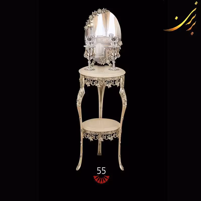 آینه و شمعدان آلومینیومی کد (55)