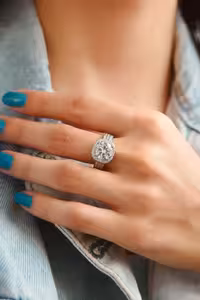 انگشتر امرالدکات ایتالیایی جواهری نقره زنانه کد 10906