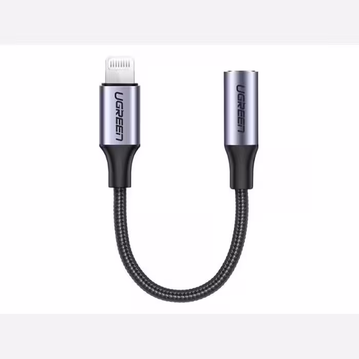 تبدیل لایتنینگ به 3.5 میلی متری صدا یوگرین Ugreen US211 30756 10CM Lightning