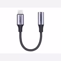 تبدیل لایتنینگ به 3.5 میلی متری صدا یوگرین Ugreen US211 30756 10CM Lightning