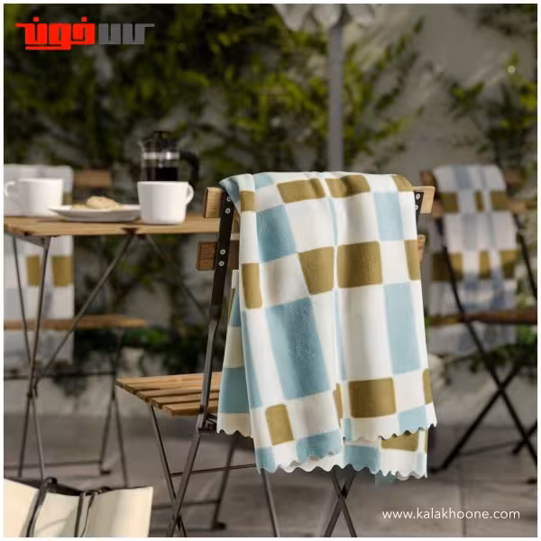 پتو و شال مبل ایکیا مدل SVARTFIBBLA