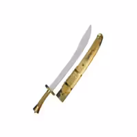 شمشیر دائو با غلاف طلایی