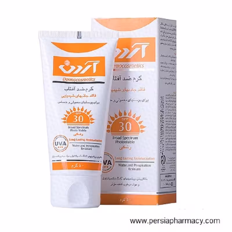 کرم ضد آفتاب رنگی مناسب پوست های معمولی و خشک 50 گرم