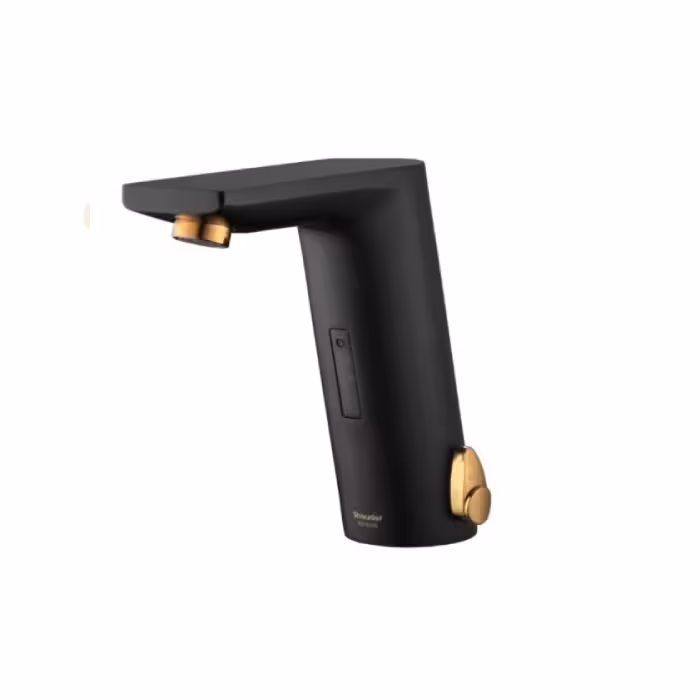 شیر روشویی چشمی شودر مدل دانوب مشکی طلایی