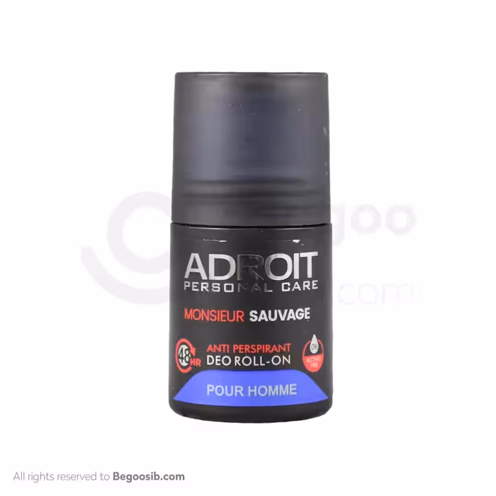 رول ضدتعریق و خوشبوکننده بدن 48ساعته monsieur sauvage مردانه آدرویت 65میلی لیتری