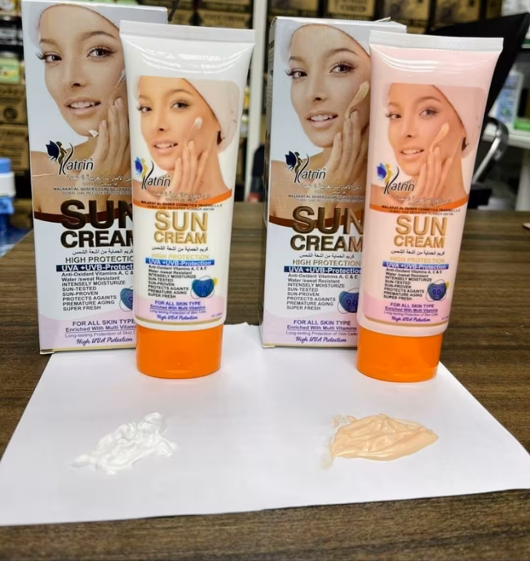 کرم ضدآفتاب برند کاترین برای انواع پوست sun cream fps90